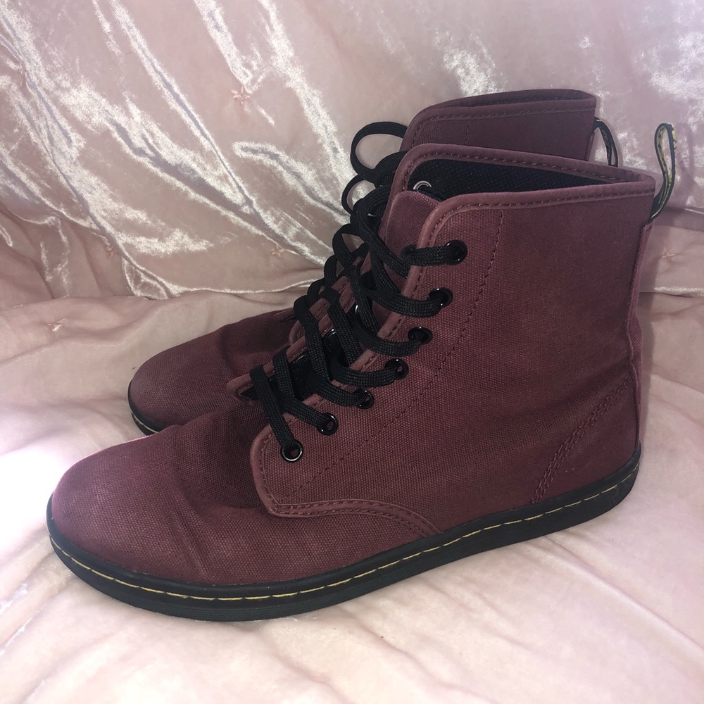 Dr. Martens Maroon High Tops
